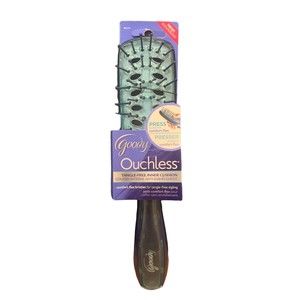Goody Ouchless VINTAGE 2010 Hairbrush Comfort FLEX Tips Blue 88173 RARE